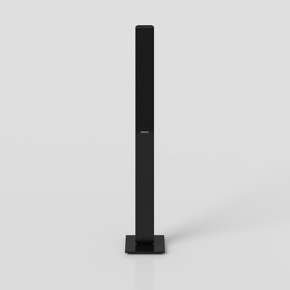 โคมไฟตั้งพื้นสีดำที่เงางามในสไตล์สมัยใหม่