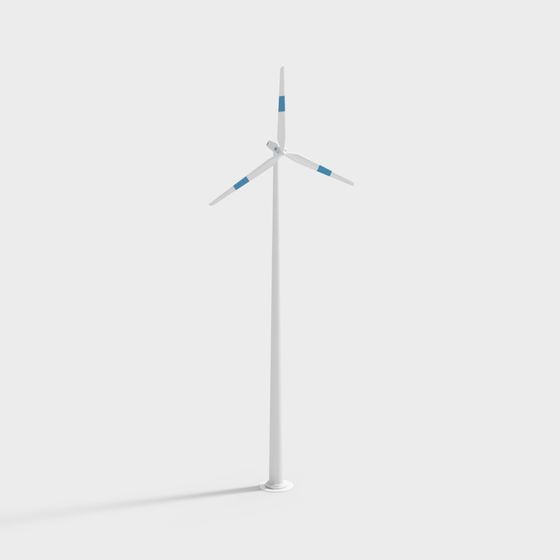 Minimalist Wind Turbine 3D model
