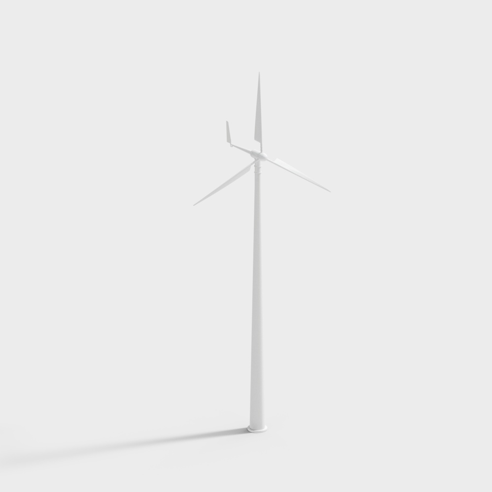 Modern Minimalist Wind Turbine 3D model