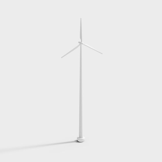 Modern Minimalist Wind Turbine 3D model