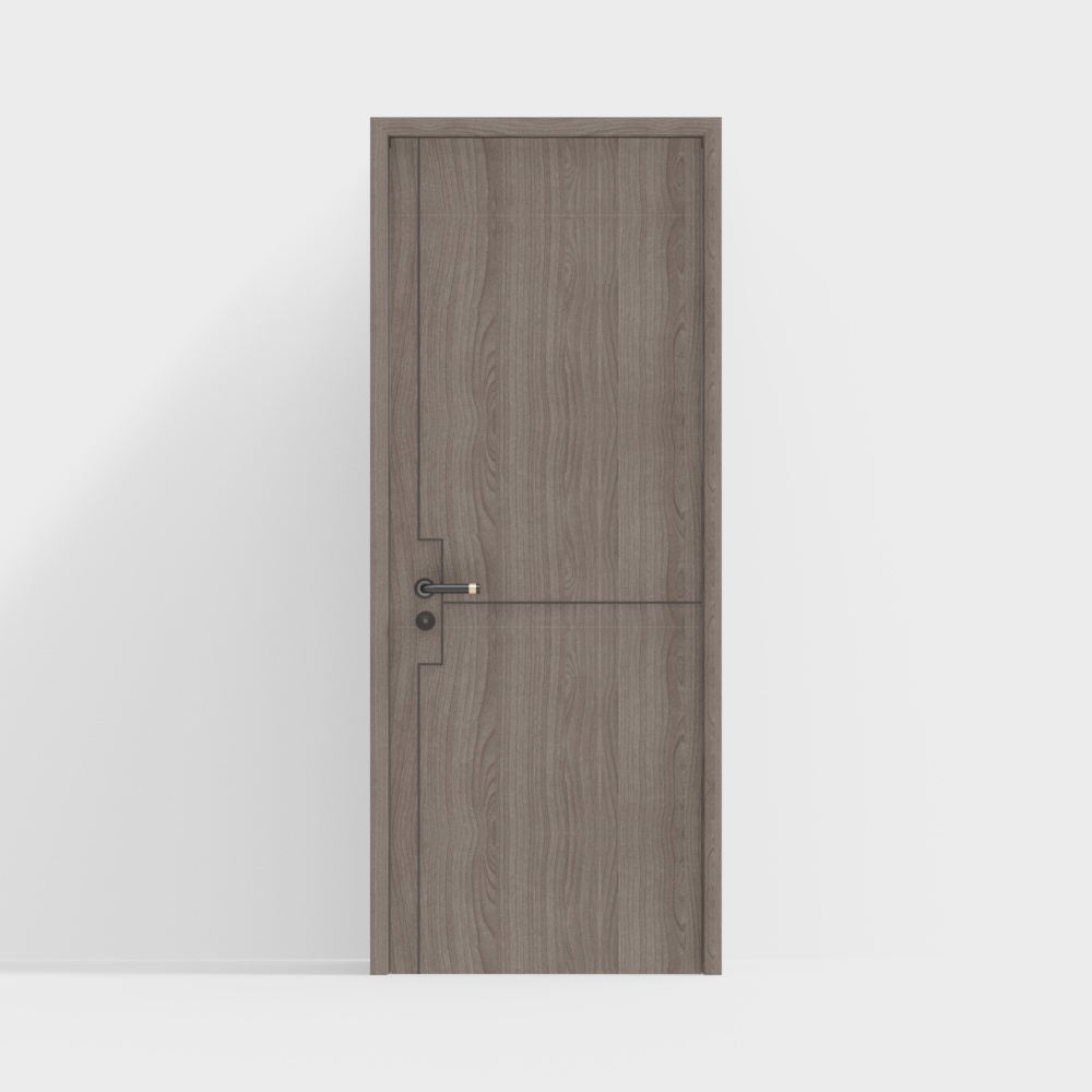 Modern indoor single door