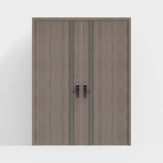 Elegant Low-Poly 3D Door Model for Creative Projects