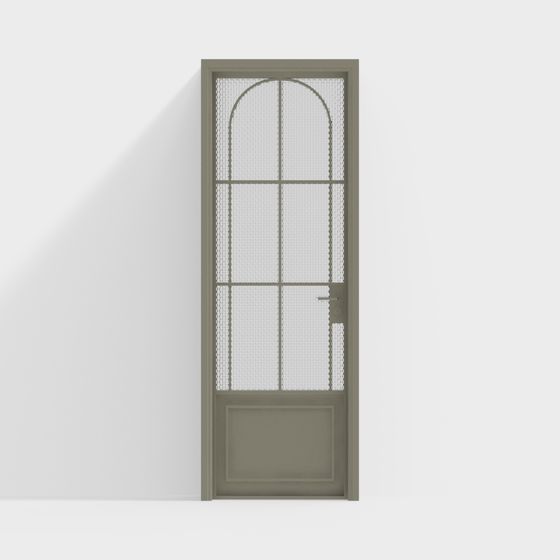Elegant Arched Door 3D model for Modern Design