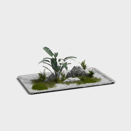 Zen Garden 3D model for Serene Designs