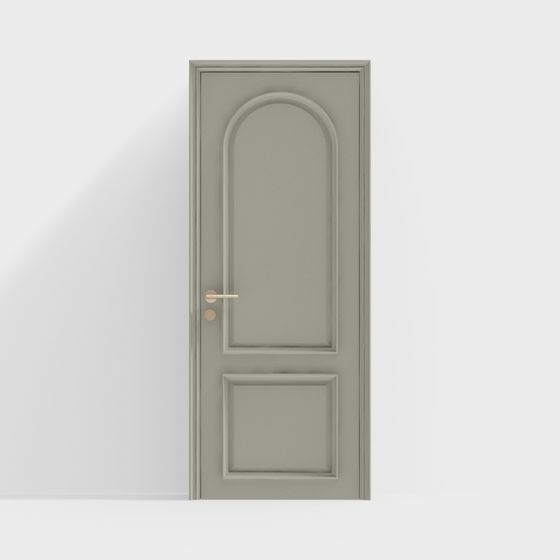 Elegant Arched Door 3D model for Modern Design
