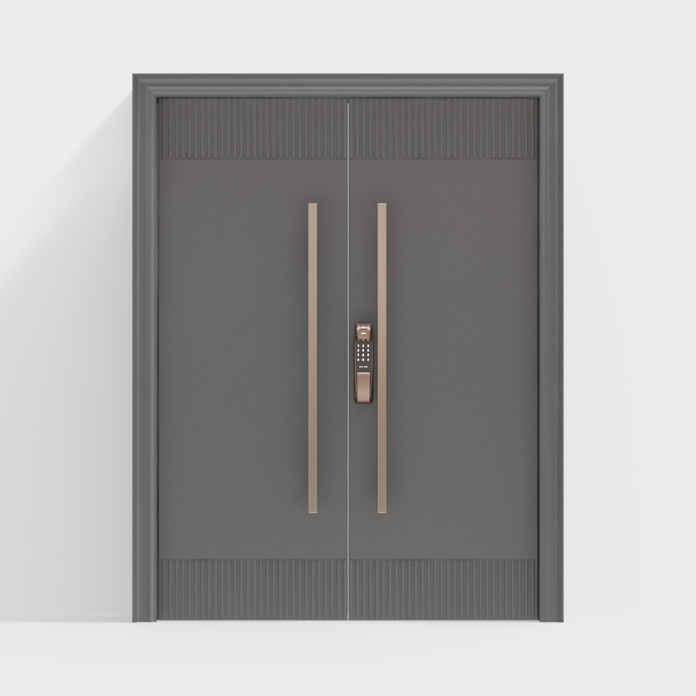 cửa chính hai lớp hiện đại