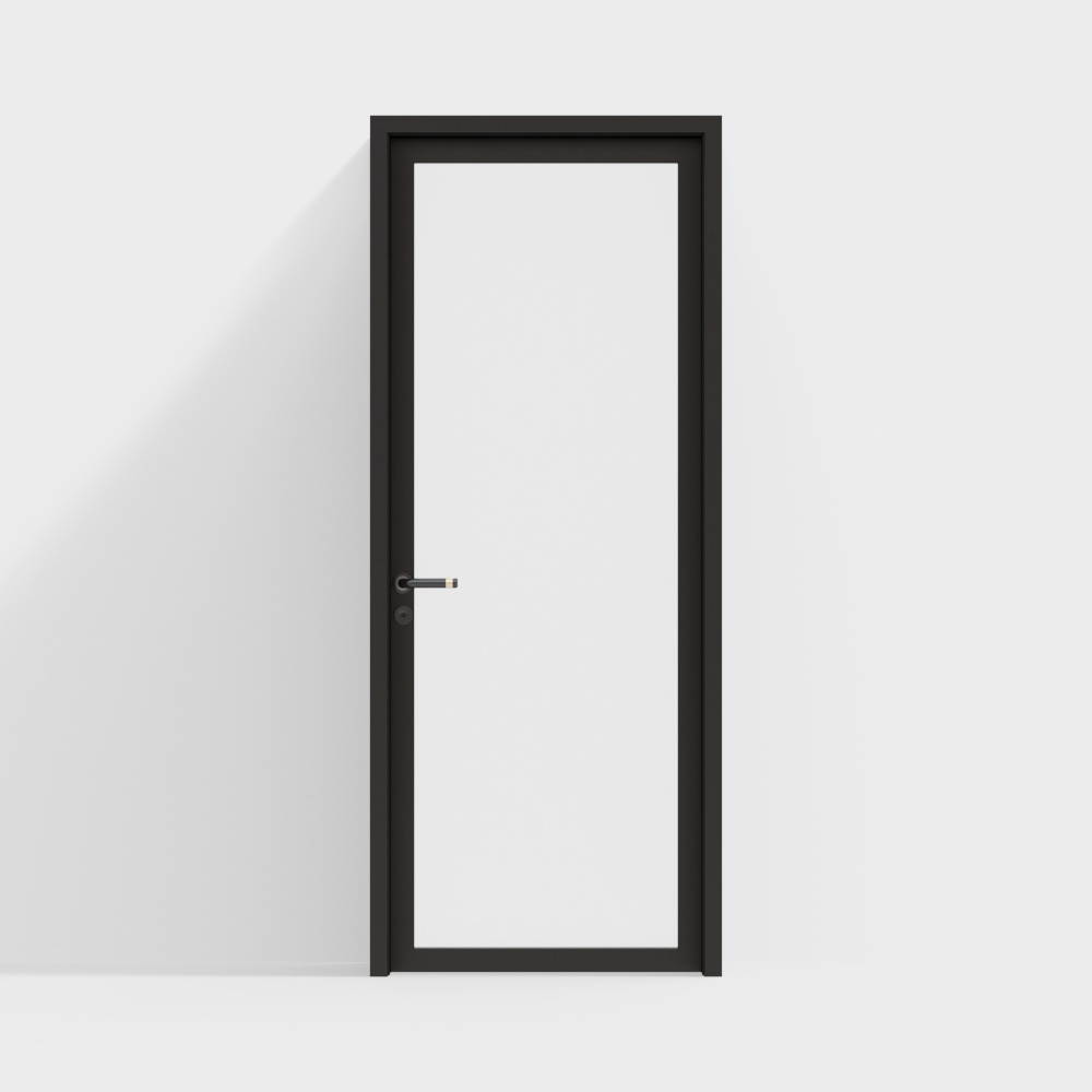 Современная стеклянная раздвижная дверь