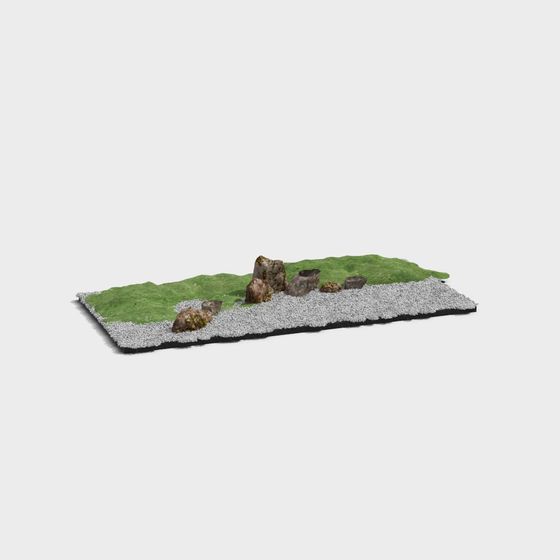 Natural Realm 3D model - Tranquil Nature Landscape