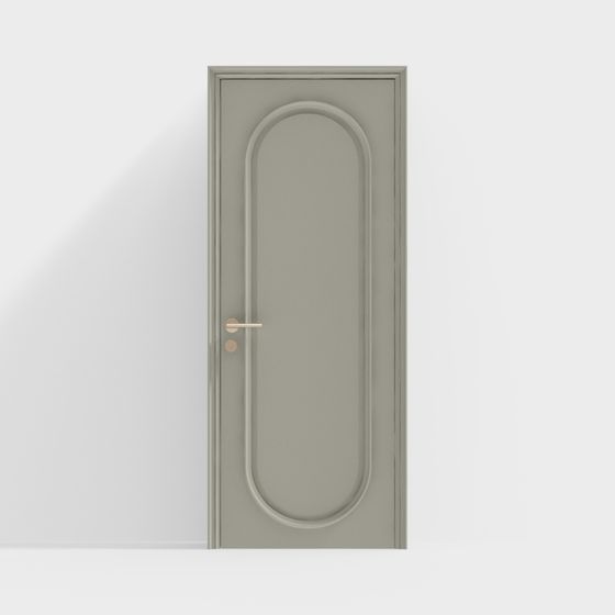 Charming Arch Door 3D model for Modern Designs