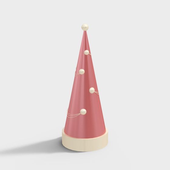 Stylish Low-Poly Christmas Tree 3D Model