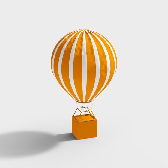 Airy Adventure Balloon 3D model