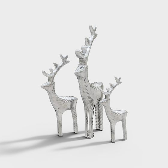 Elegant Deer 3D Models for Creative Projects