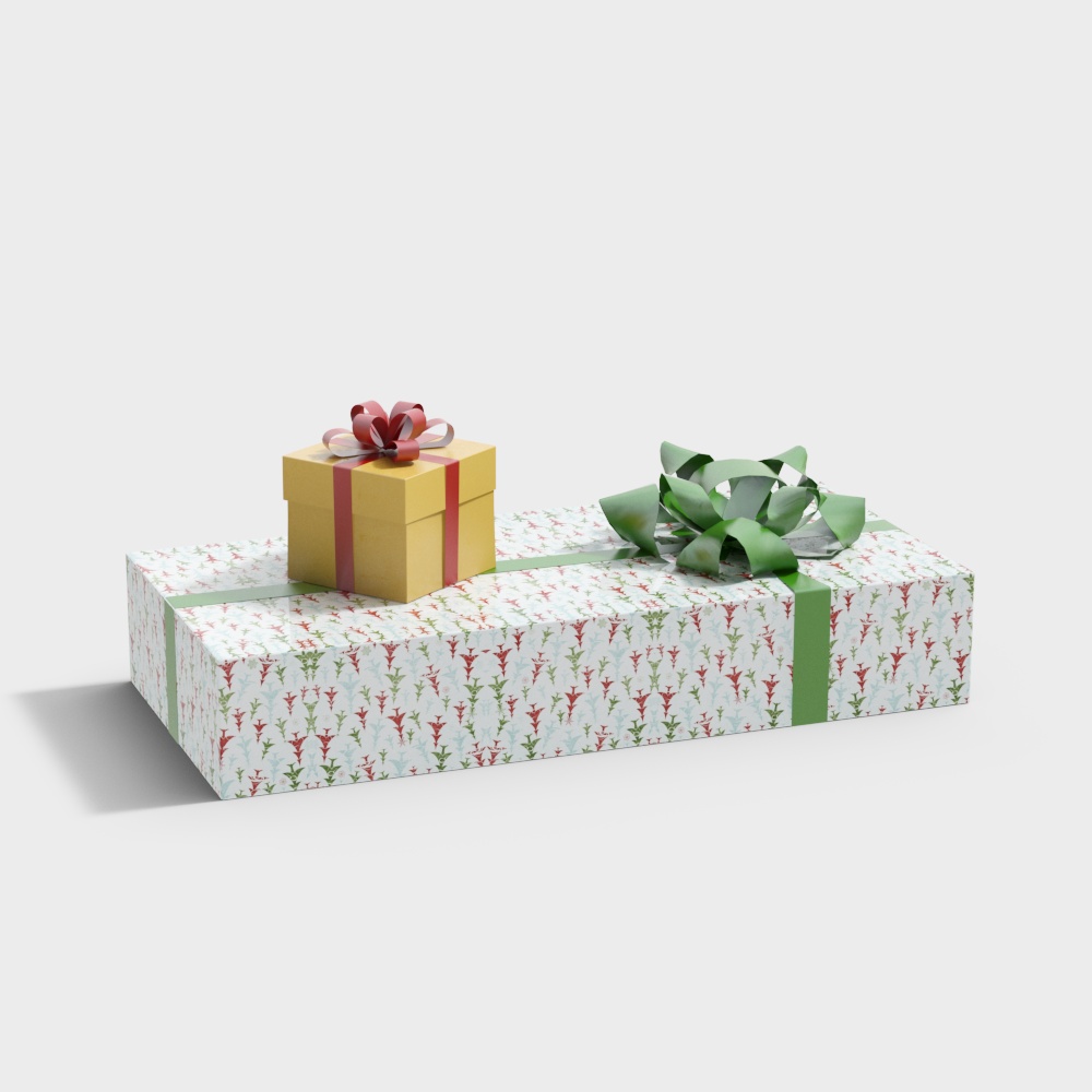 Festive Gift 3D Model