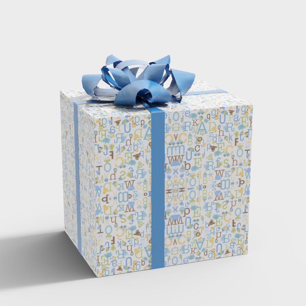 Enchanting Gift Box 3D model