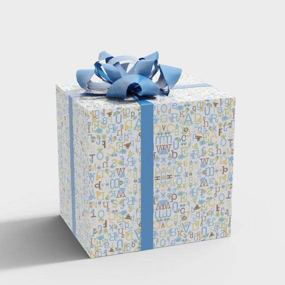 Enchanting Gift Box 3D model