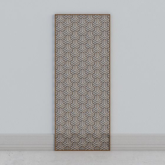 Geometric Labyrinth 3D model for Creative Projects