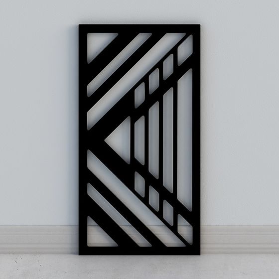 Geometric Window 3D model - Abstract Design