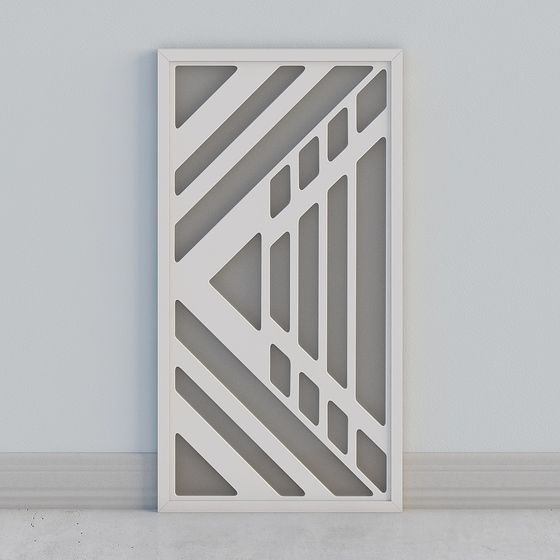 Geometric Light Shadow Screen 3D model