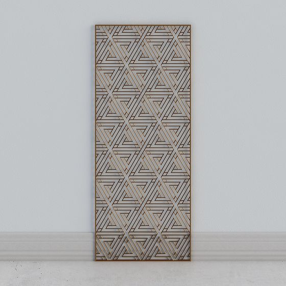 Geometric Lattice Panel 3D model