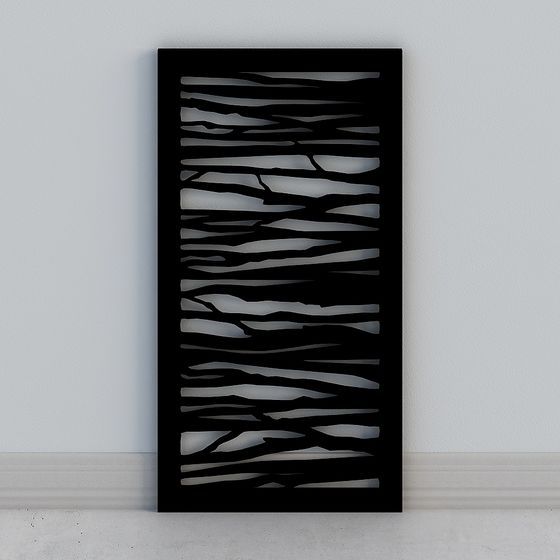 Abstract Light and Shadow Screen 3D model