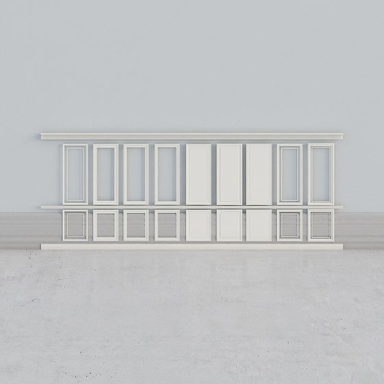 Stylish Low-Poly Wall Panel 3D model for Modern Interiors