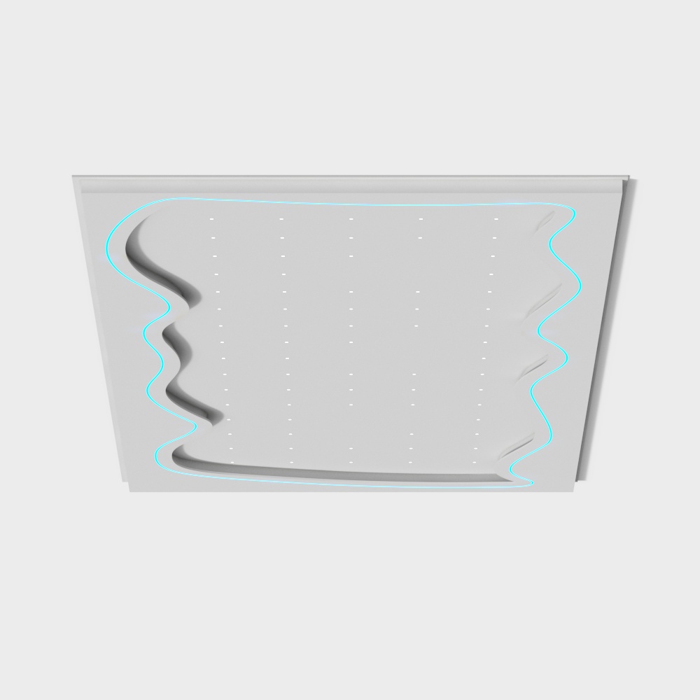 Historical exhibition hall ceiling