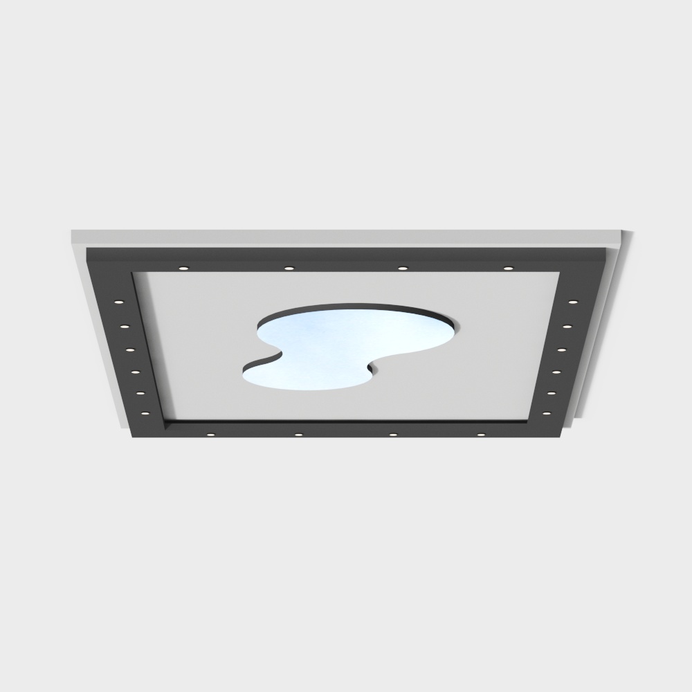 Historical exhibition hall ceiling