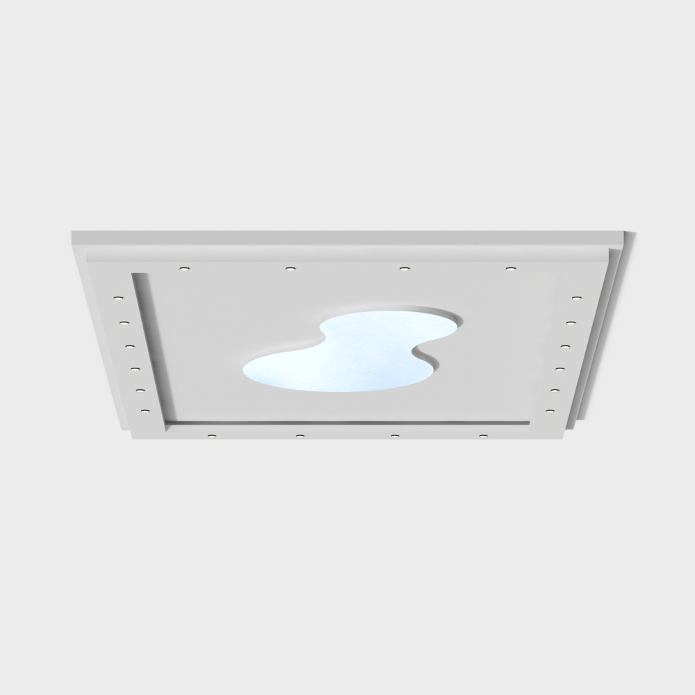 Historical exhibition hall ceiling