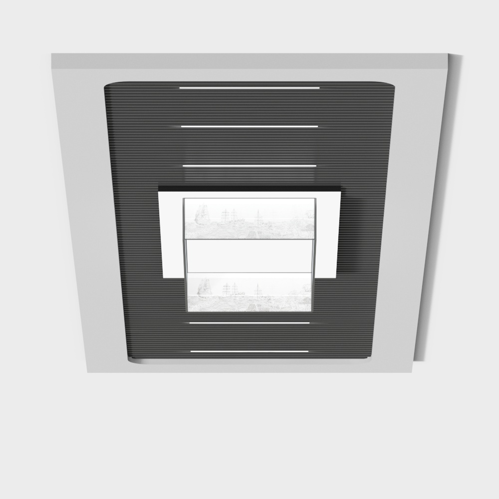 Historical exhibition hall ceiling