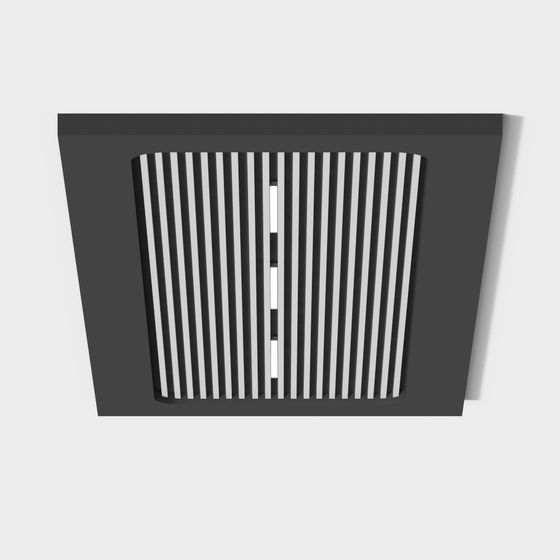 Low-Polygon Futuristic Vent 3D model