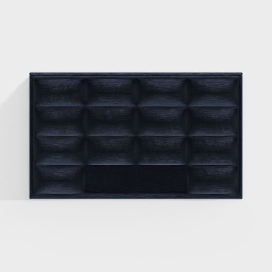 Deep Wood Shelf 3D model for Modern Design