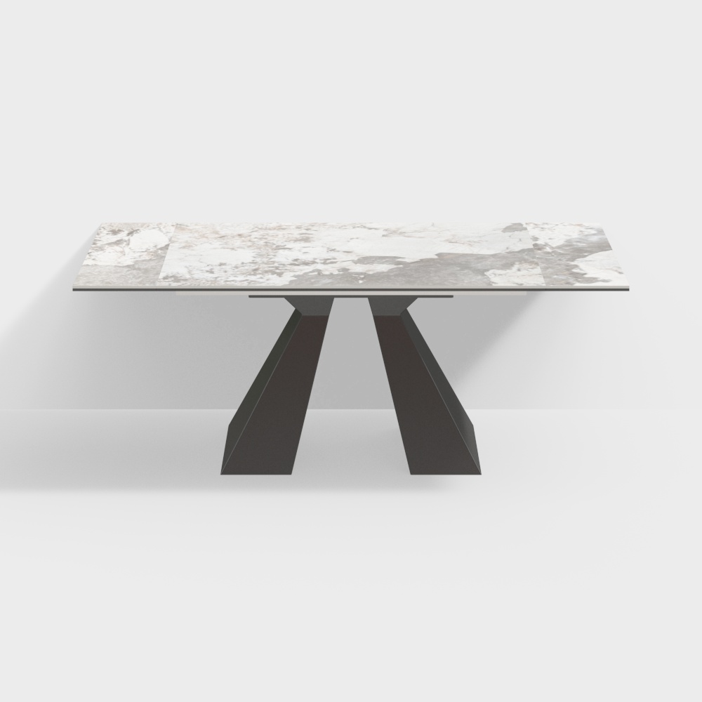 Table à manger fonctionnelle moderne minimaliste CLJ-SJ-C18 - Élargie