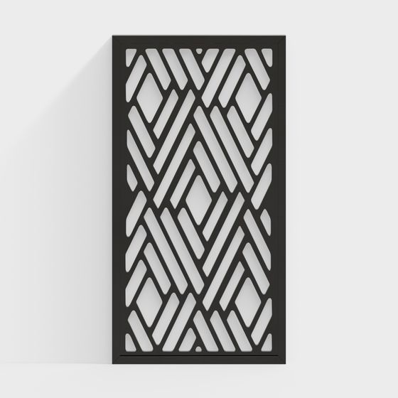 Lattice Panel 3D model for Creative Projects