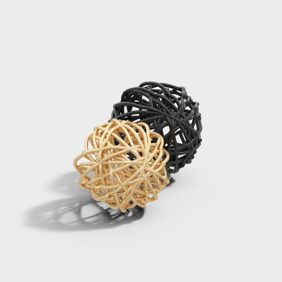 Woven Harmony 3D model - Natural Artistry