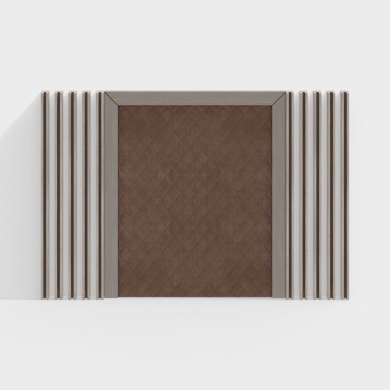 Urban Door Low Poly 3D Model