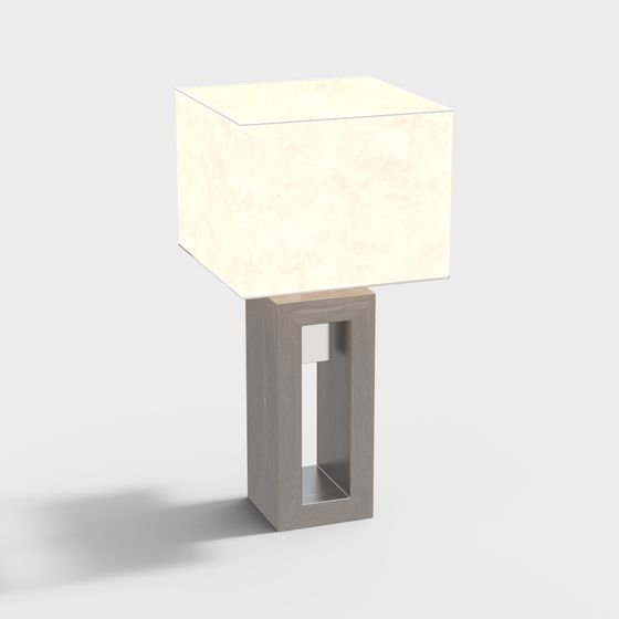 Cube Table Lamp 3D model