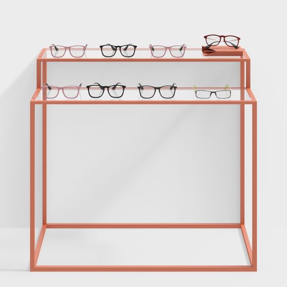 Modern Eyeglass Display Rack 3D model