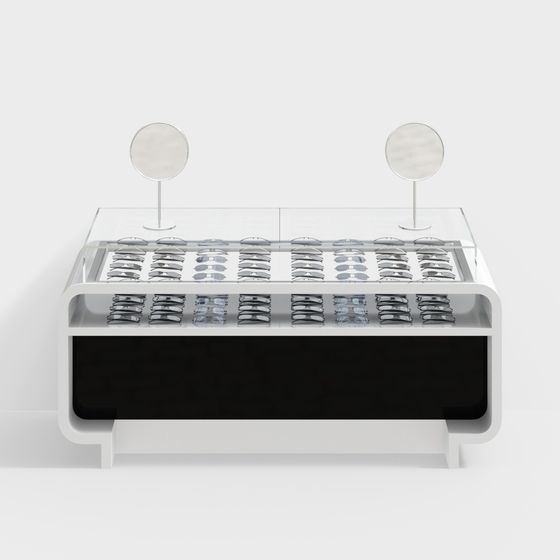 Minimalist Glasses Showcase 3D model