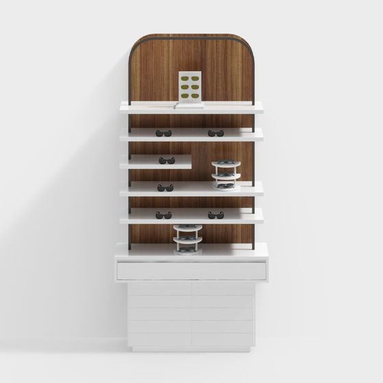 Elegant Glasses Display Stand 3D model