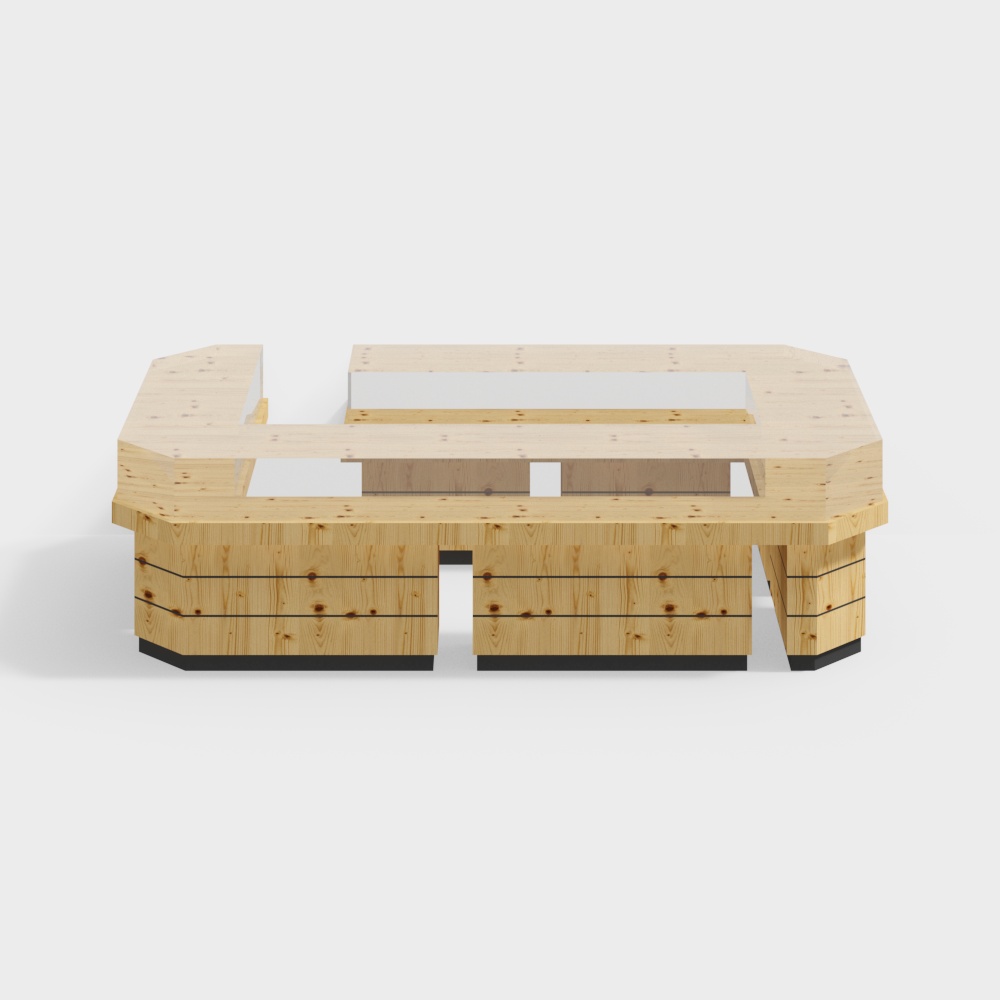 Optical shop display cabinet