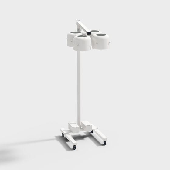 Stylish Medical Light Stand 3D model for Versatile Use