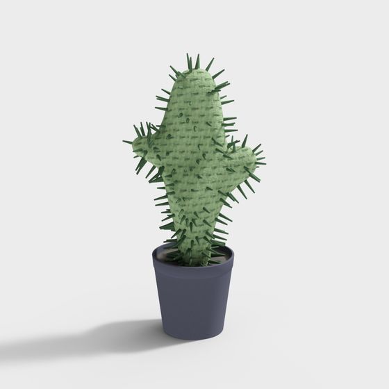 Vibrant Cactus 3D model for Various Creative Projects