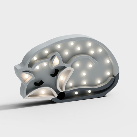 Cat Shaped Lamp 3D Model for Cozy Ambiance