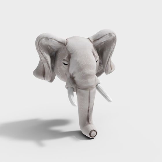 Charming Low Poly Elephant 3D model for Creative Projects