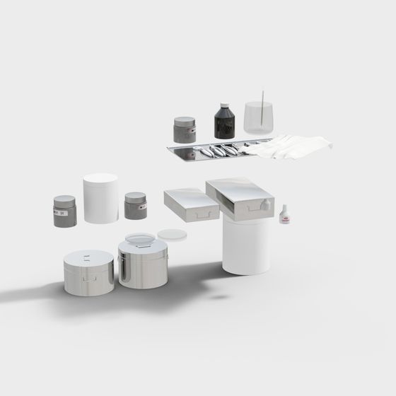 Laboratory Tools Set 3D model