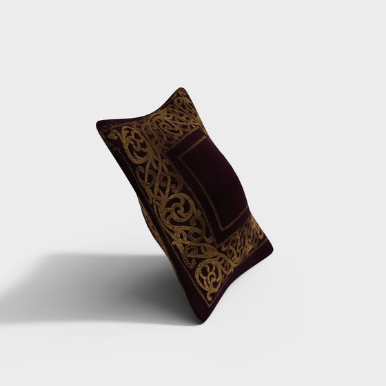 Royal Luxurious Cushion 3D model