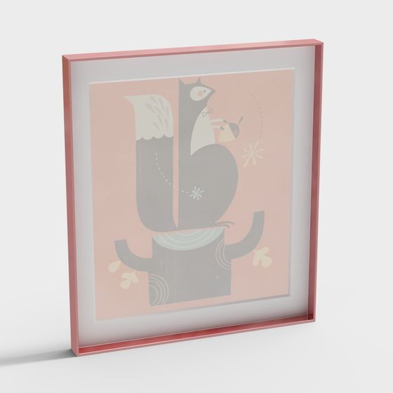 Dreamy Squirrel 3D model