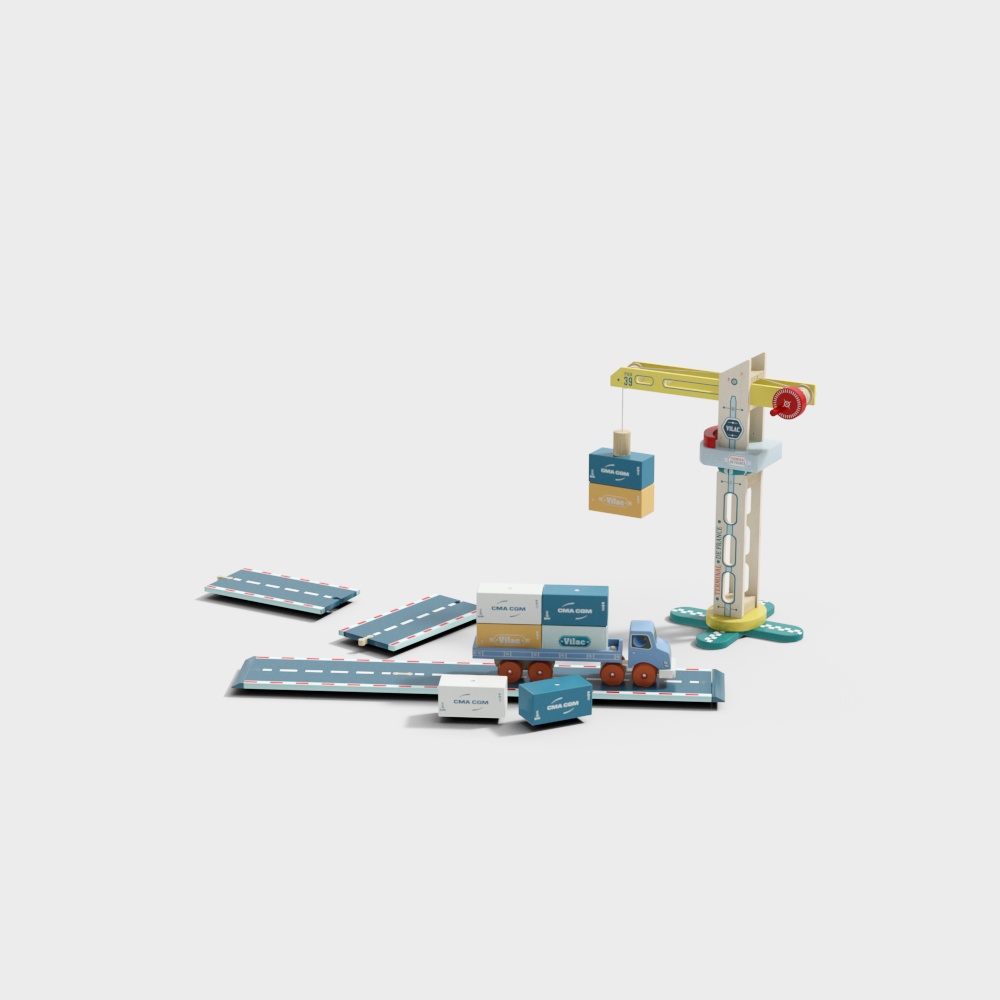 Construction Zone 3D model