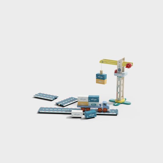 Container Dock 3D model