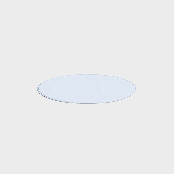 Minimalist Round Table 3D model